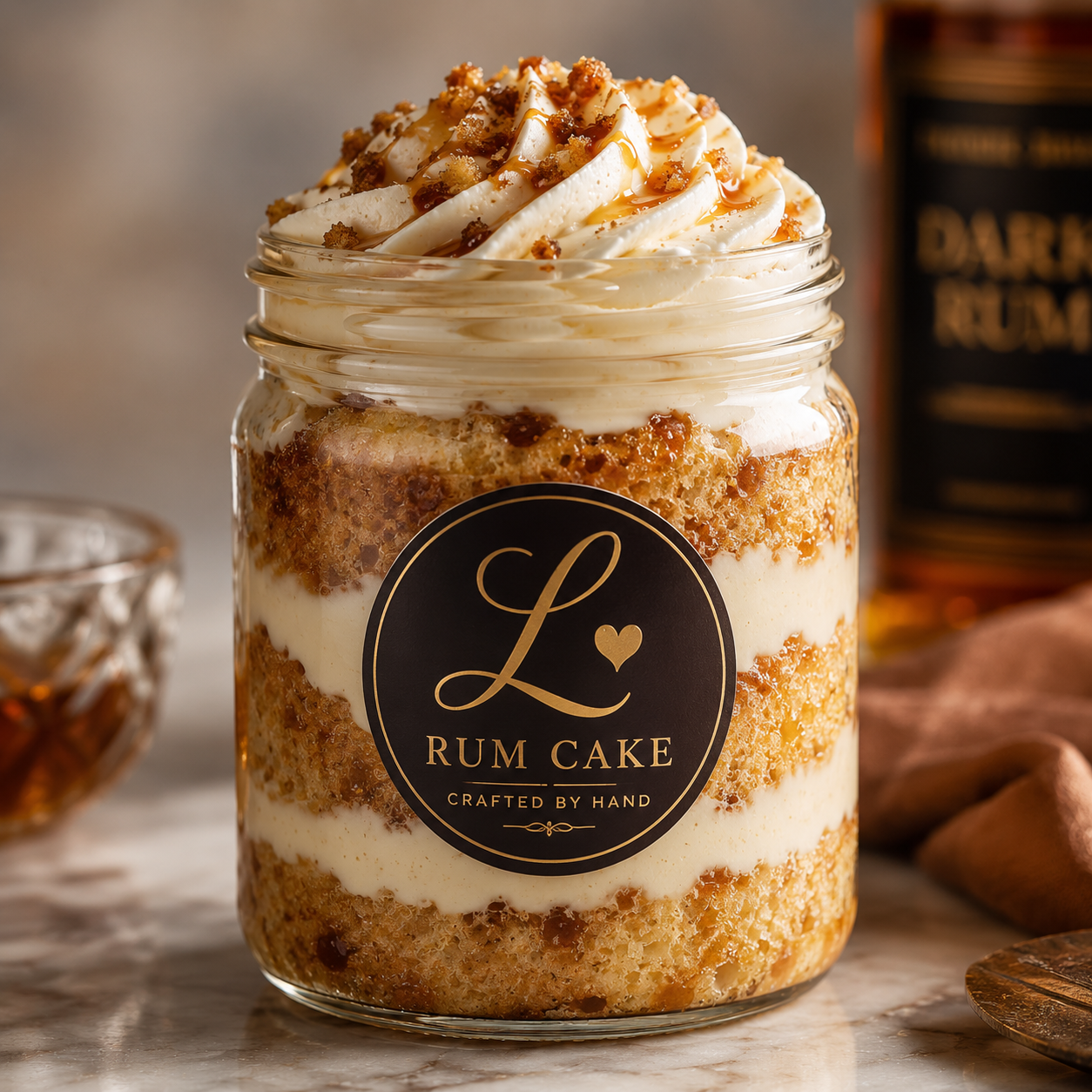 Rum Cake Jar